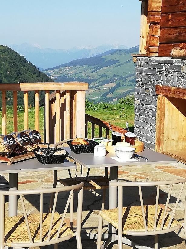Chambres Et Tables D'Hotes Le Choton A Nono - Col Du Joly Beaufortain Hauteluce Ngoại thất bức ảnh