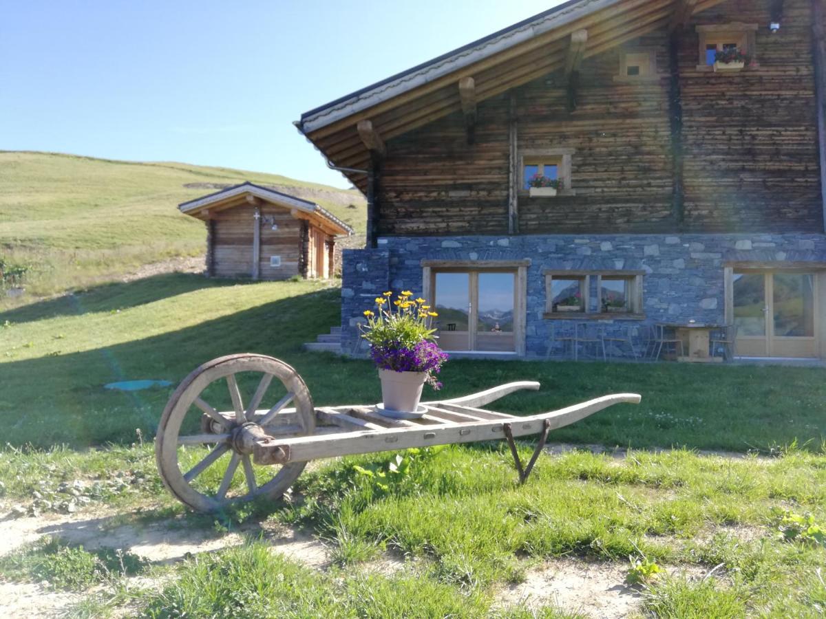 Chambres Et Tables D'Hotes Le Choton A Nono - Col Du Joly Beaufortain Hauteluce Ngoại thất bức ảnh